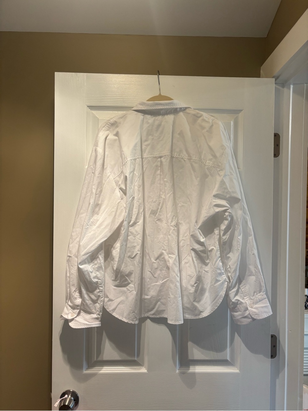 Anthropologie White Button Up - Picture 3 of 3